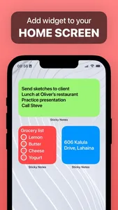 Sticky Notes Widget screenshot 0