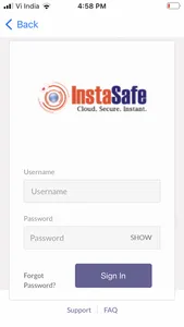 InstaSafe Secure Access screenshot 1