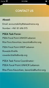 PSEA Lebanon screenshot 5