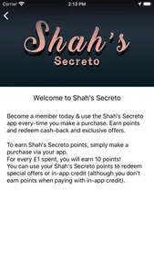 Shah's Secreto screenshot 2