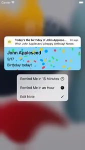 Birthday Notes screenshot 4