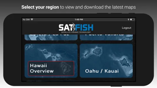 SatFish Fishing App screenshot 0