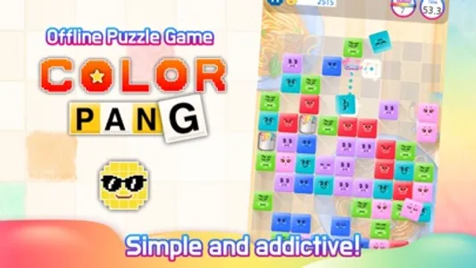 Color Pang: Simple Tile Puzzle screenshot 0