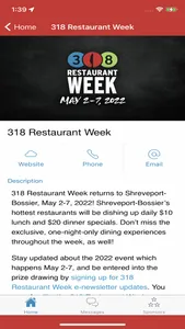 318 Restaurant Week screenshot 1