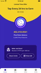 PhunWallet screenshot 2