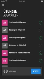 KraftApp für Kieser-Training screenshot 1