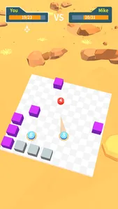 Flick Fall -Air Hockey Games screenshot 1