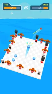 Flick Fall -Air Hockey Games screenshot 4