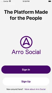 Arro Social App screenshot 0