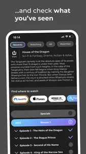 Watched - Track Your Shows screenshot 2