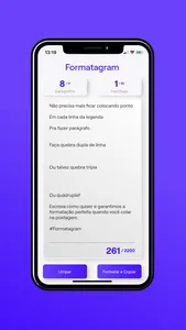 Formatagram screenshot 1
