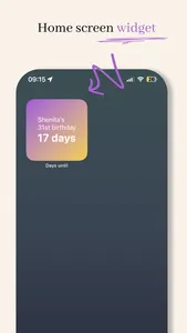 Days until - countdown widget screenshot 1