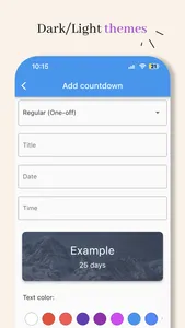 Days until - countdown widget screenshot 3