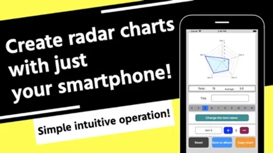 Radar Chart screenshot 0