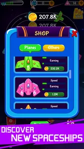 Merge Spaceship - Idle Game screenshot 1