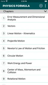 Physics Formula screenshot 0