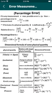 Physics Formula screenshot 1