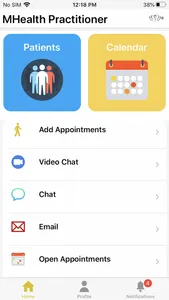 MHealth Practitioner screenshot 1