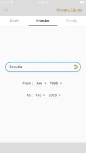 PE-VC Deals Database screenshot 3