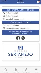 Ingresso Sertanejo screenshot 6