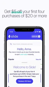 Slide - Pay & Earn Cash Back screenshot 2