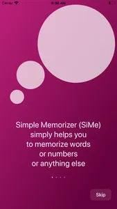 Simple Memorizer (SiMe) screenshot 0