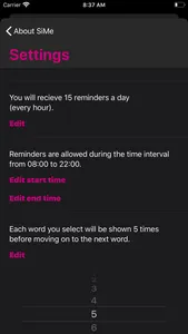 Simple Memorizer (SiMe) screenshot 5