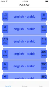 PickAPair Arabic - English screenshot 0