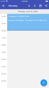 Unicaen Timetable screenshot 3