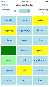 PickAPair Cebuano - English screenshot 2