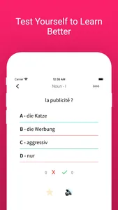 Practice German French Words screenshot 3