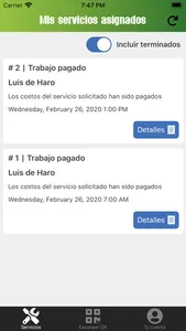 Quick Service Mx Técnico screenshot 1