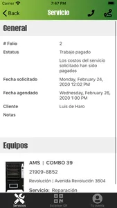 Quick Service Mx Técnico screenshot 2