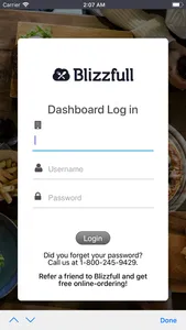 Blizzfull Dashboard screenshot 1