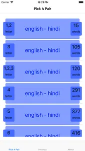 PickAPair Hindi - English screenshot 0