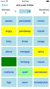 PickAPair Indonesian - English screenshot 2