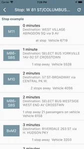 New York Bus Arrival screenshot 1