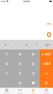 Calculator+VAT screenshot 2