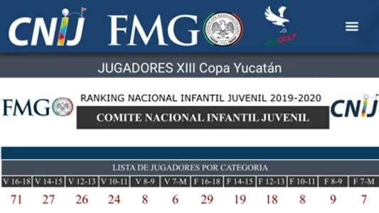 Comite Nac Infantil Juvenil screenshot 7