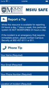 MSVU SAFE screenshot 3