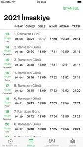 Ramazan İmsakiye screenshot 1