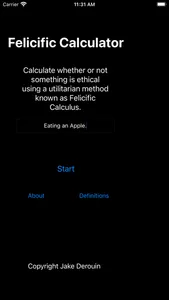 Ethics Calculator screenshot 0