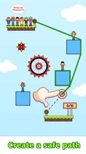 Rope Hero -Puzzle Physics Game screenshot 0