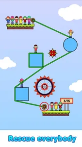 Rope Hero -Puzzle Physics Game screenshot 5