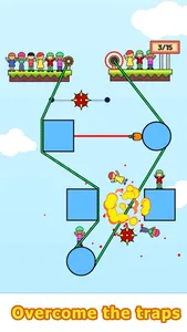 Rope Hero -Puzzle Physics Game screenshot 7