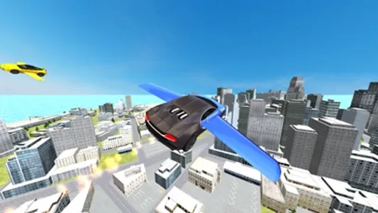 Flying Car Racing Simulator screenshot 4