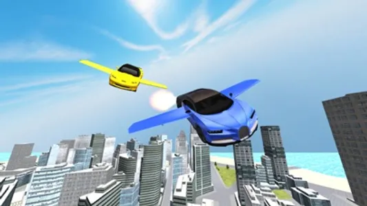 Flying Car Racing Simulator screenshot 6