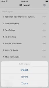 SID Hymnal screenshot 2