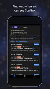 Find Starlink Satellites screenshot 1