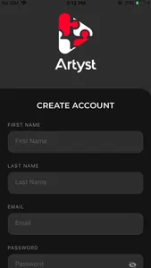 Artyst App screenshot 1